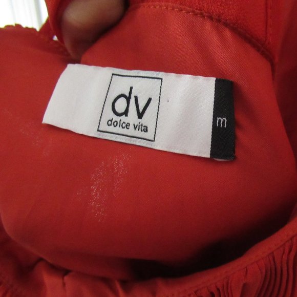 Dolce Vita Pleated Chiffon Dress size M - Picture 2 of 4